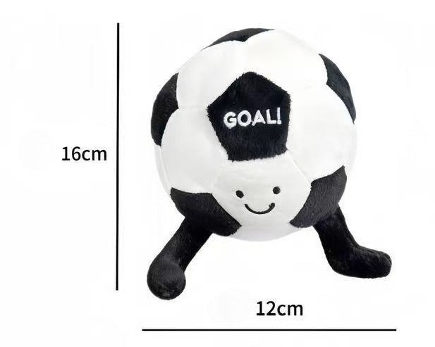 Bark Ball – Squeaky Soccer Dog Toy for Fetch, Chew & Solo Play