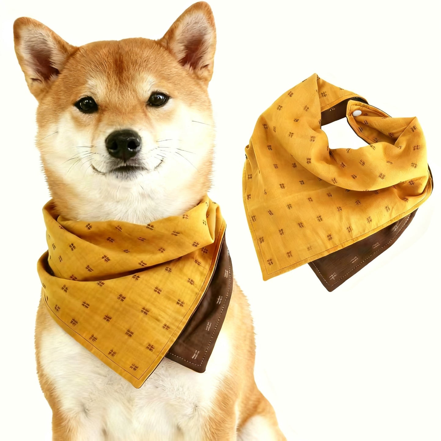 Pet Bandana: Reversible Triangle Scarf & Drool Bib for Dogs & Cats – Adjustable Necktie for All Breeds (S-XXL), Fashionable Everyday Wear, Birthday/Gift Ready