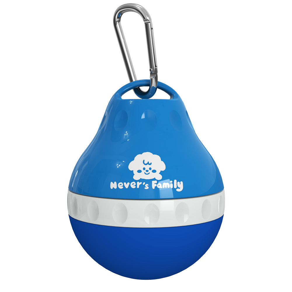 New mini pet kettle silicone outdoor drinking water bottle outdoor portable folding bowl