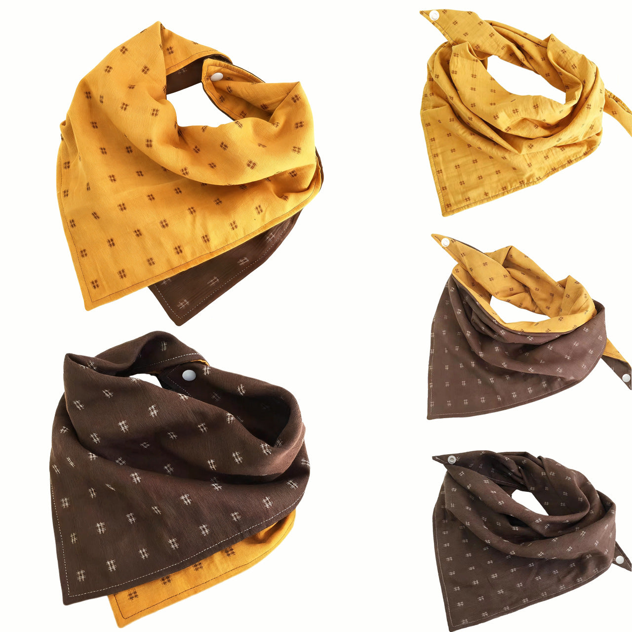 Pet Bandana: Reversible Triangle Scarf & Drool Bib for Dogs & Cats – Adjustable Necktie for All Breeds (S-XXL), Fashionable Everyday Wear, Birthday/Gift Ready