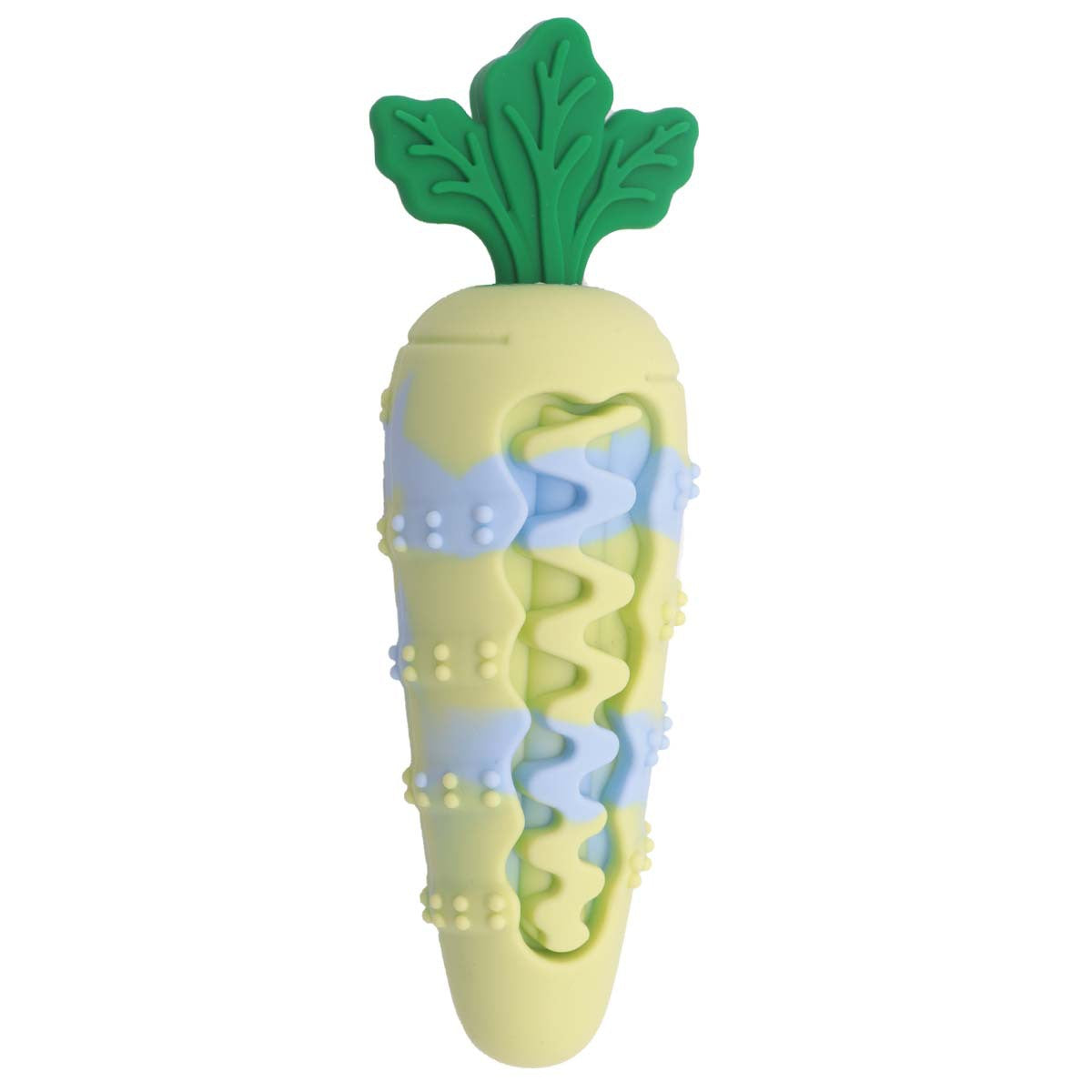 Crunch Carrot – Squeaky Silicone Dog Chew Toy for Boredom Relief & Teeth Cleaning