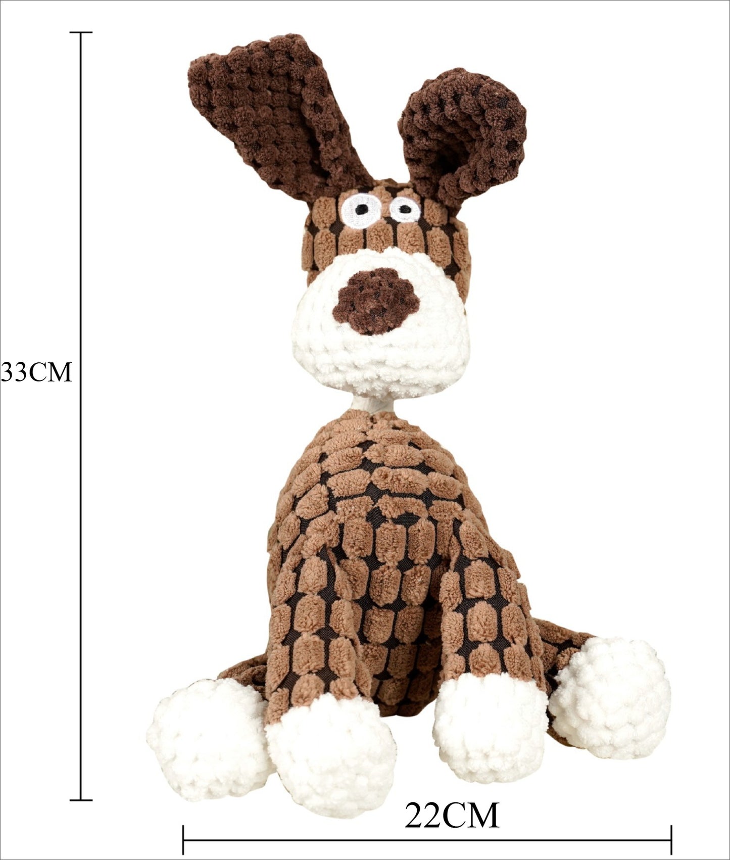 Durable Cotton Rope & Plush Squeaky Dog Toy: 2-in-1 Interactive Chew Toy for Teeth Cleaning & Anxiety Relief – Perfect for Puppy Teething, Aggressive Chewers, Cats Love It Too! (Machine Washable)